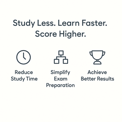 Benefits of the Exam Shortcut Pack – reduce study time, simplify exam preparation, and achieve better results.
