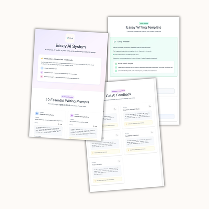 Essay AI Study Bundle