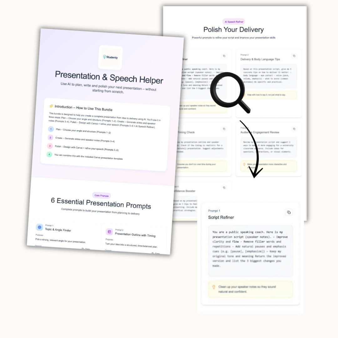 Presentation & Speech Helper