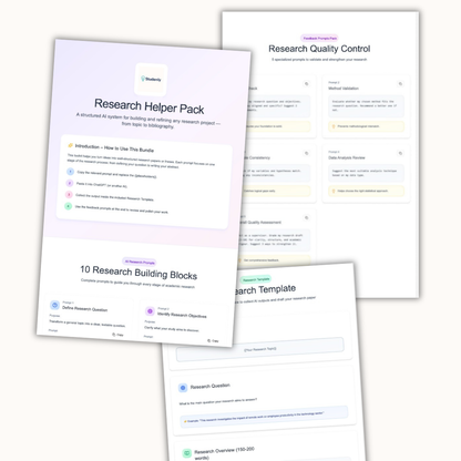 Research Helper Pack
